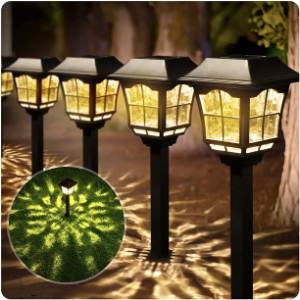 Beau Jardin 8 Pack Solar Pathway Lights