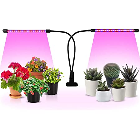 Ankace Grow Light, 3 Head Timing, 5 Dimmable Levels