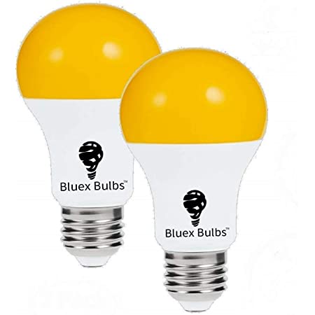 TCP 5 Watt LED Yellow Bug Light Bulbs