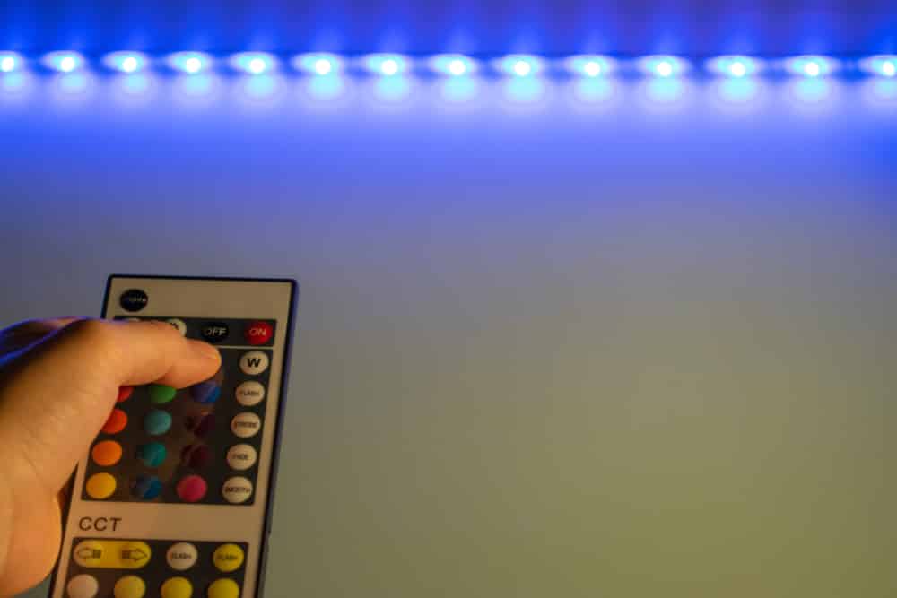 how to reset led light remotes