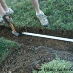 how to run electrical under sidewalk